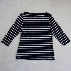 Navy Blue Striped Shirt - A New Day